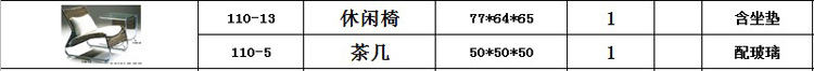 110-13产品规格信息