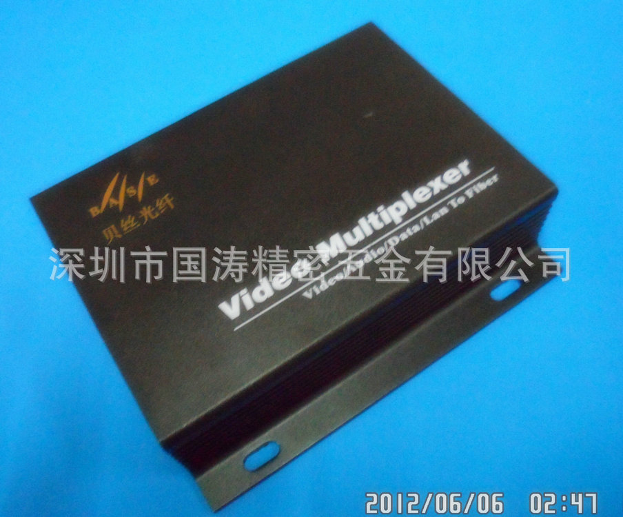 长期批发2V01型铝型材光端机外壳 精密光端机外壳批发