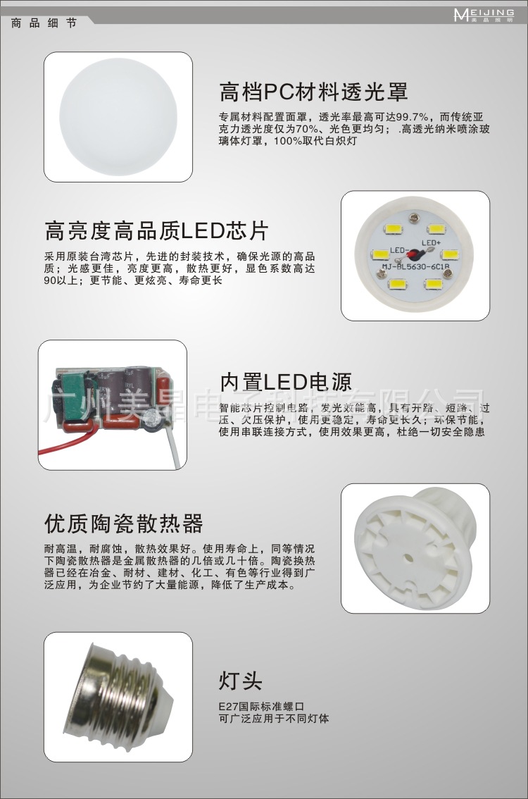 led燈具廠傢LED球泡燈