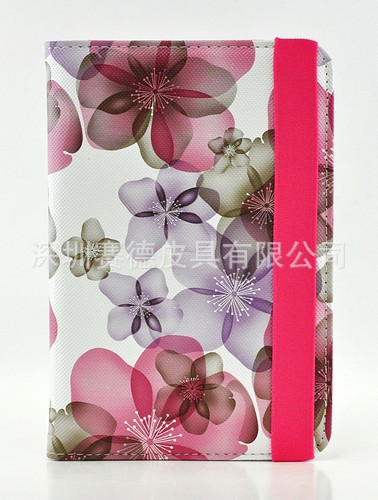 三星p3100幸运花360度旋转皮套