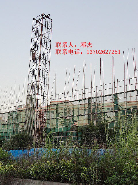 工程机械 其他工程机械 提升架,施工井架,施工升降机 以上图片为工地