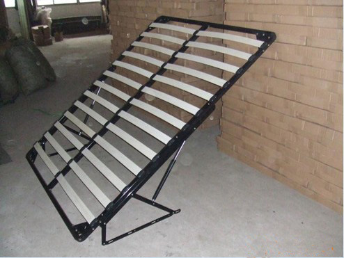 bed frame with pneumatic nozzl