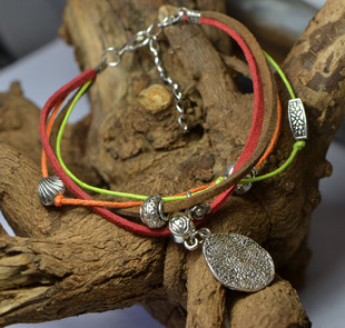 批发采购脚饰-云南民族风饰品首饰批发 藏饰藏银多层特色复古脚链JL007批发采购