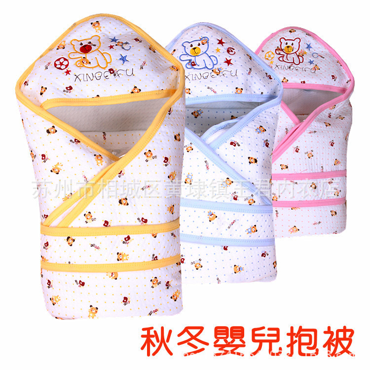 嬰兒服裝用品批發 馨貝福真空棉抱被 秋冬寶寶保暖抱被工廠,批發,進口,代購