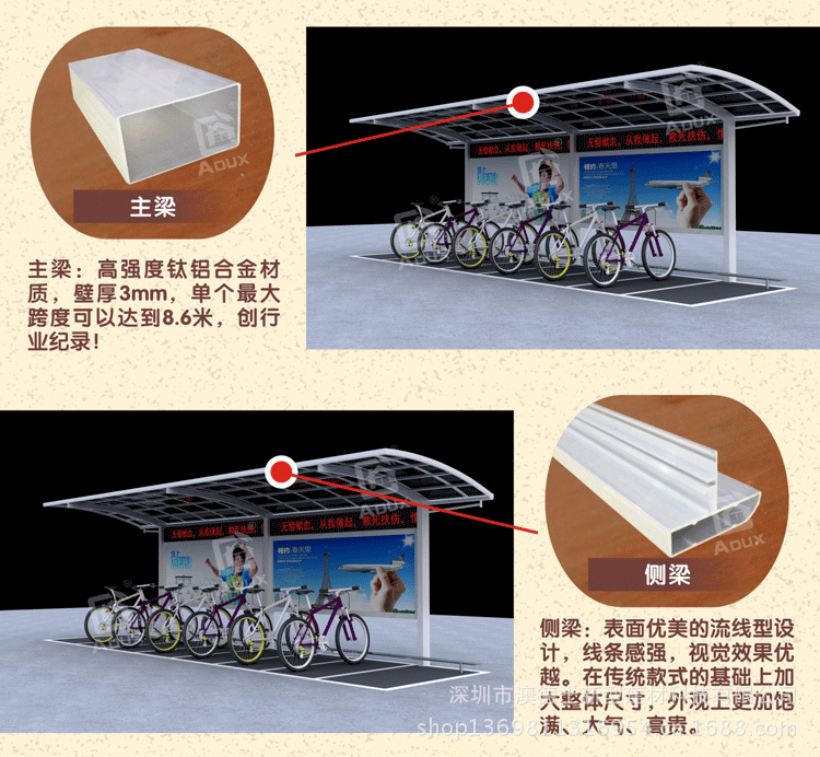 自行车电动车车棚商品详情页_08