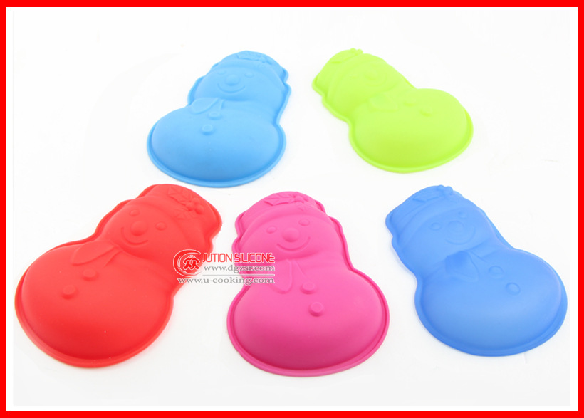 【最新环保硅胶冰格 蛋糕模 各种动物造型 雪人