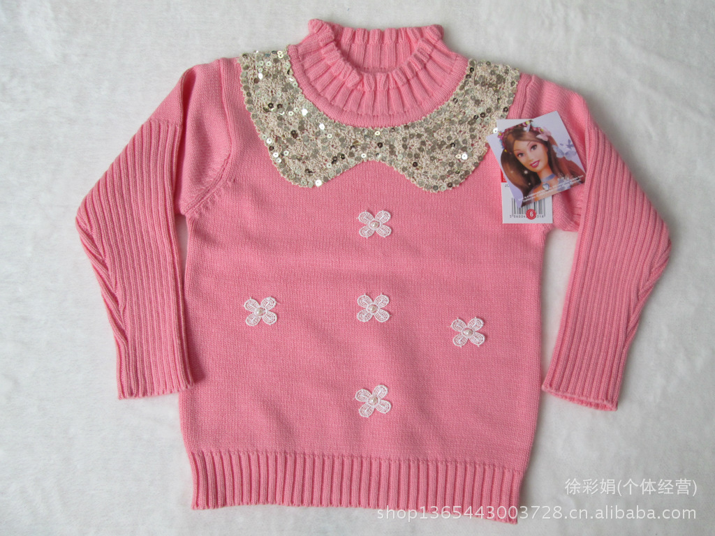 <em>儿童毛衣</em>绣花图样 热销地摊货源 外贸尾单清仓