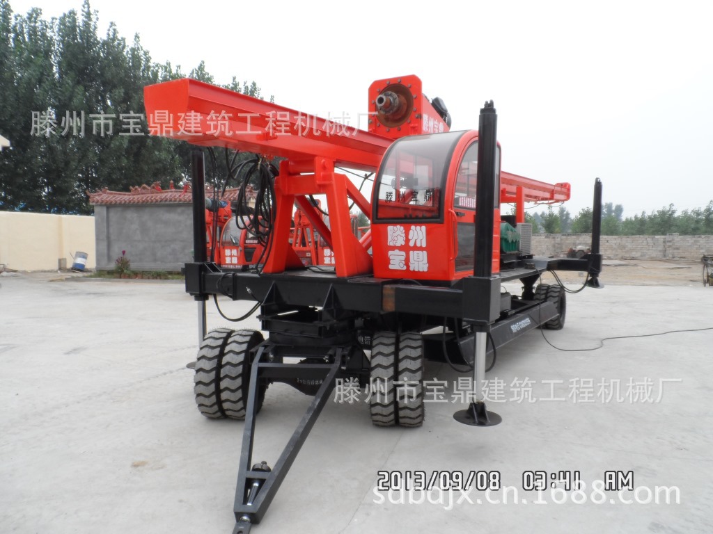 滕州宝鼎轮式步履式打桩机