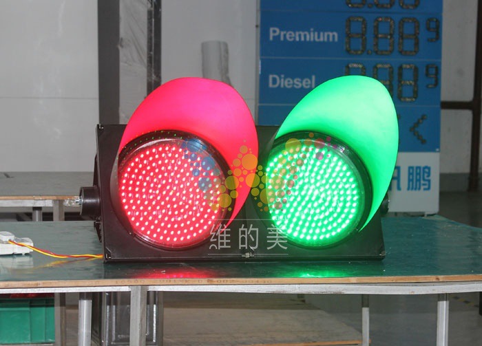 交通警示灯-300mm红绿十字路口交通信号灯 厂