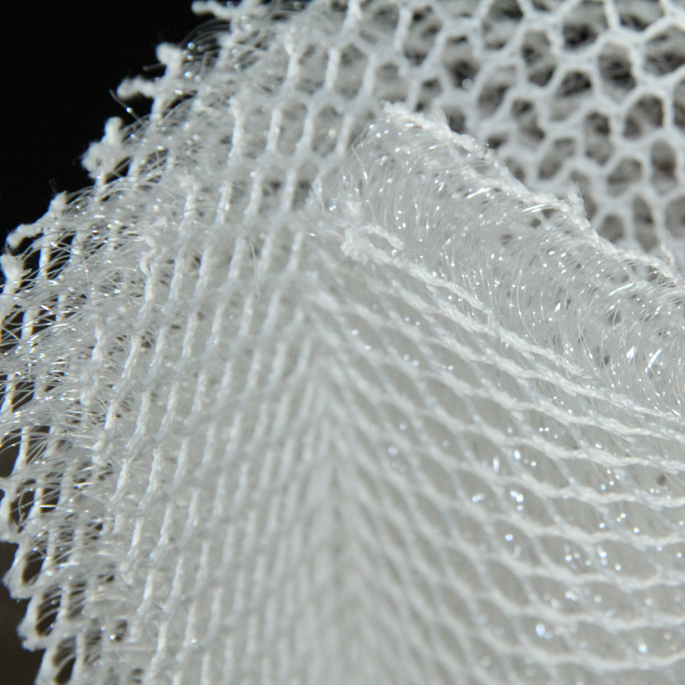 常熟群英针织重点面料3d网布材料高压缩弹性软体家具材料间隔织物