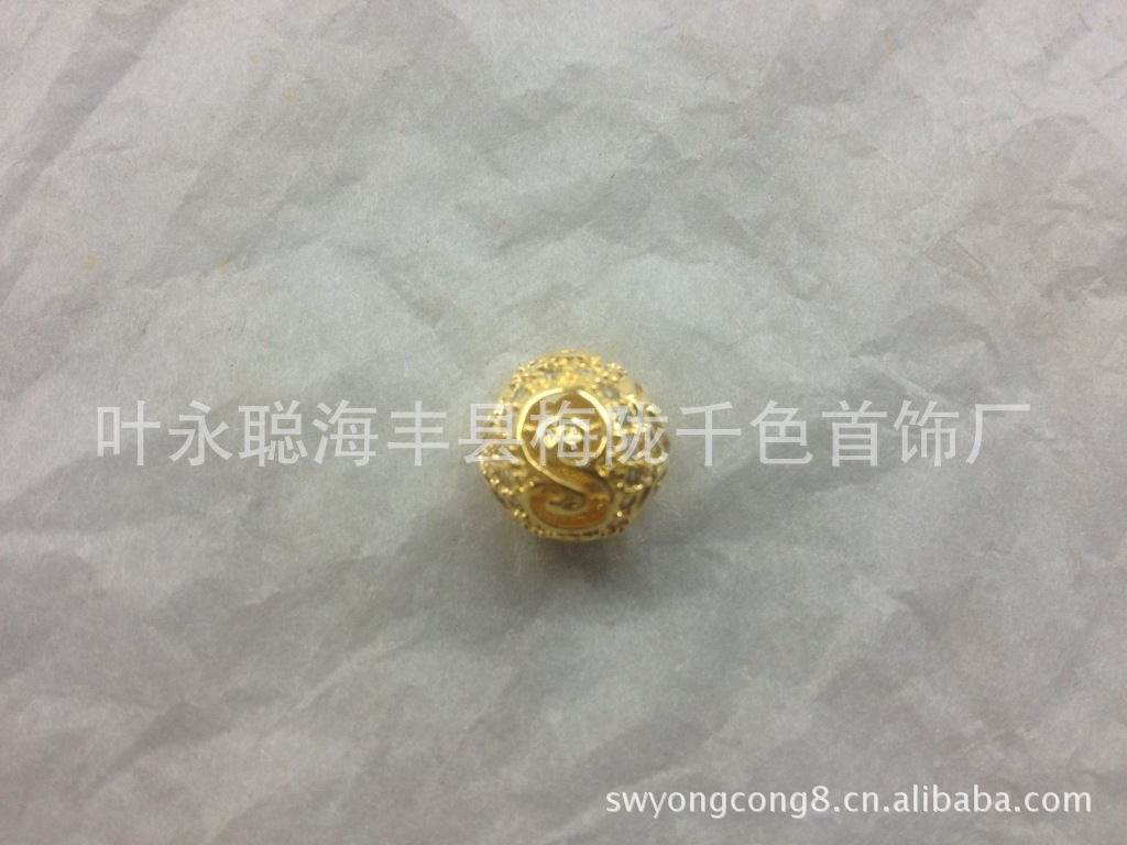 新产品微镶虎爪圆球，弯管