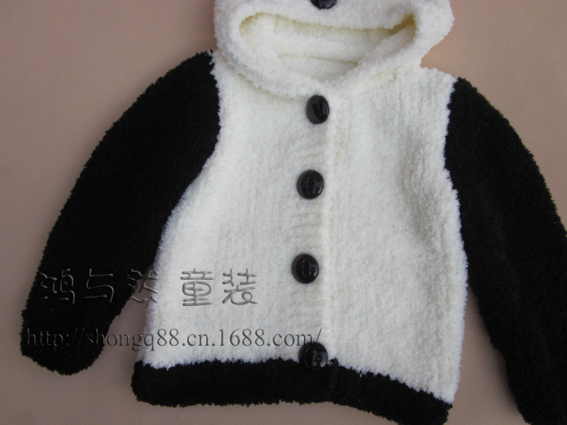 <em>童毛衣</em>-2013手工<em>编织</em>男女童雪尼尔毛线<em>外套</em> 宝