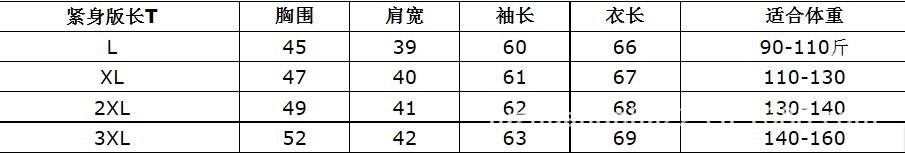 緊身尺碼