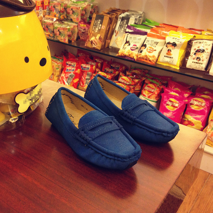 春秋新款男童女童儿童豆豆鞋韩国品牌时尚皮鞋工厂一件代发