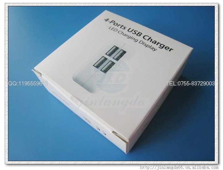 精仿蘋果二代4USB充電器