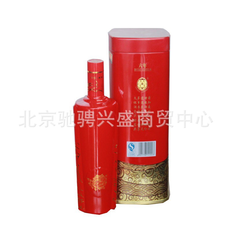 供应【38度泸州6年铁盒红瓶】泸州老窖白酒批