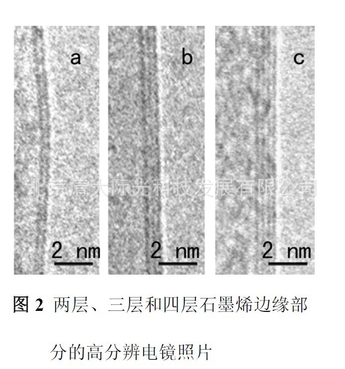 石墨烯2013边缘电镜图
