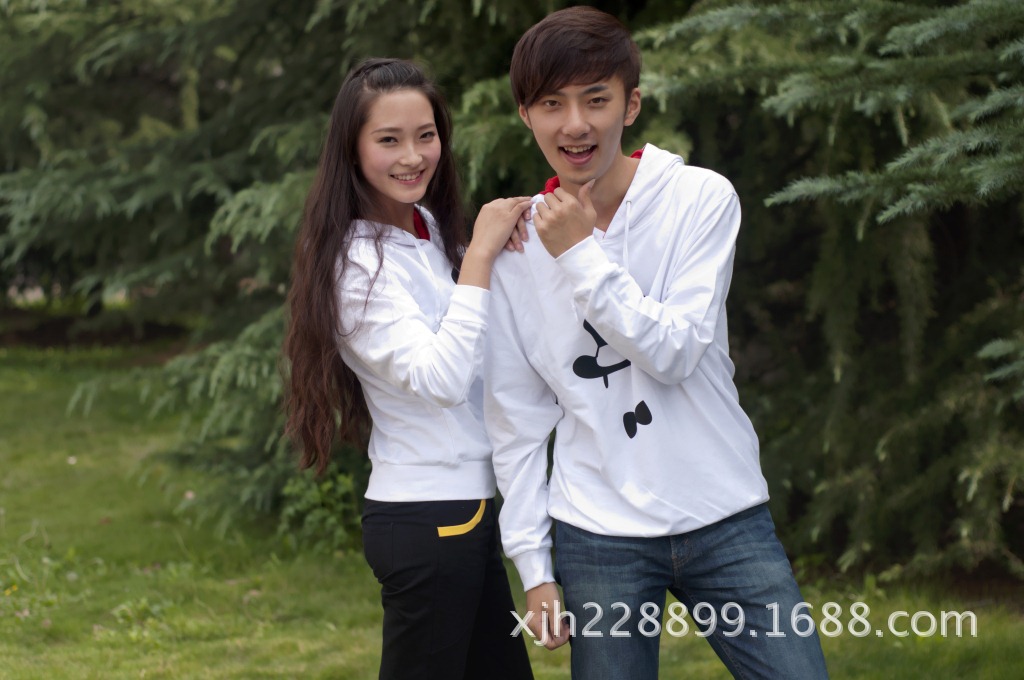 【【顶端工艺】中高档品牌情侣装批发 秋季新