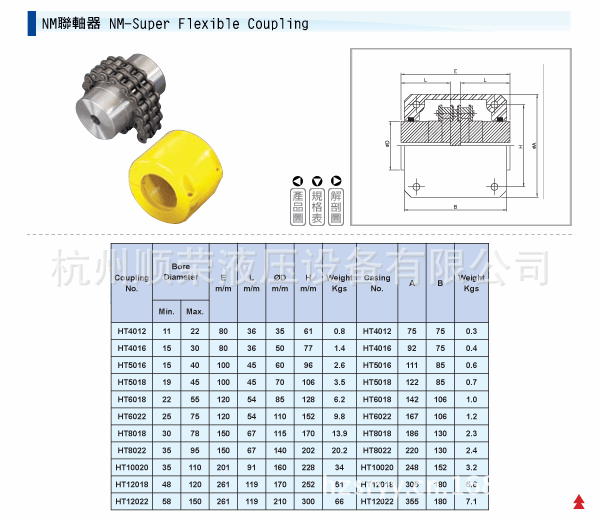 nm联轴器 弹簧联轴器 台湾c-king 连轴器 小型联轴器 联轴器