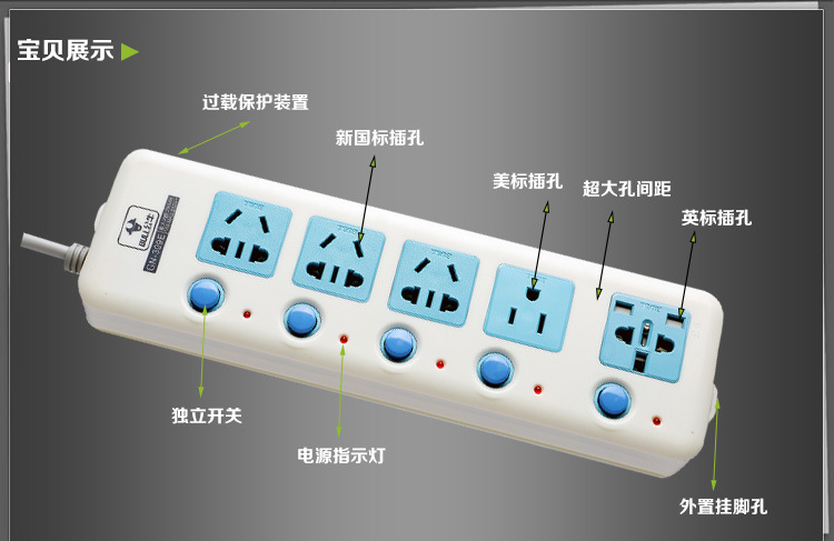 供应【企业集采】公牛代理商 独立开关插座gn-309e 英标插座 美标插座