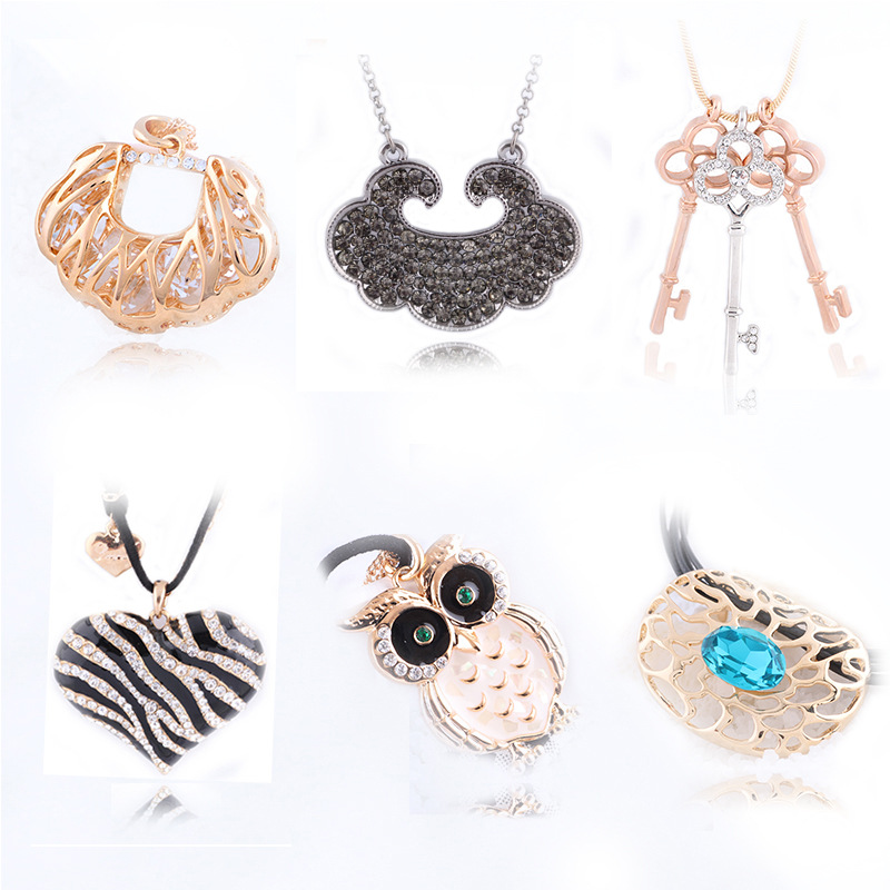 四季情韵饰品<em>批发</em> 项饰<em>毛衣链批发</em>纯真金电镀