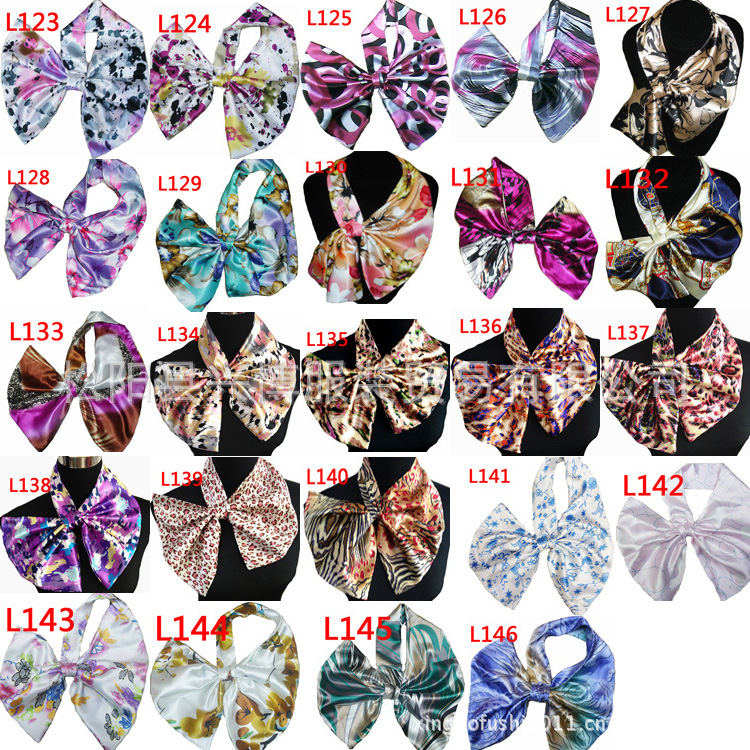 批发采购围巾丝巾披肩-百变丝巾批发 魔术丝巾 色丁 镰刀巾 围巾 银行围巾 空姐