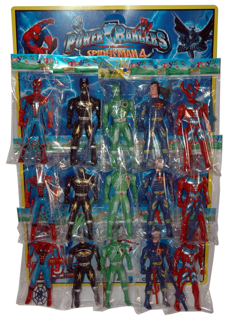 蜘蛛侠 蝙蝠侠 奥特曼 超人玩具 动漫公仔 机器