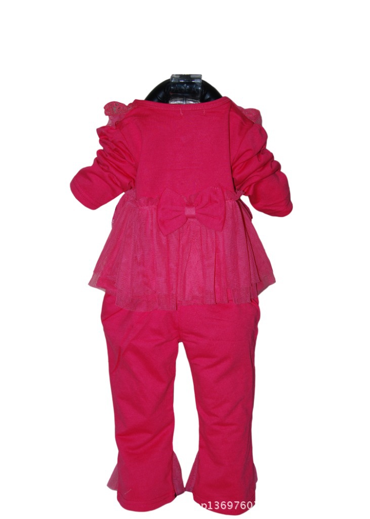 1-3岁婴幼儿女装套装 <em>小女孩天鹅绒</em>三件套 - 阿