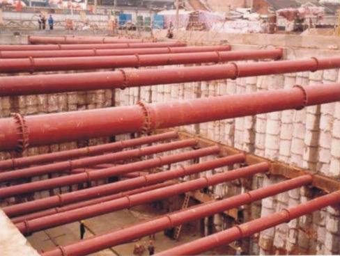 地下预埋609施工用钢支撑,建筑钢支撑生产厂家