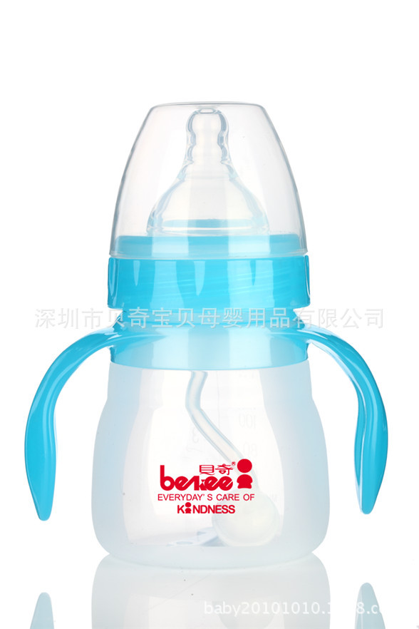 F81 4安（120ml)圓弧手柄自動矽膠奶瓶