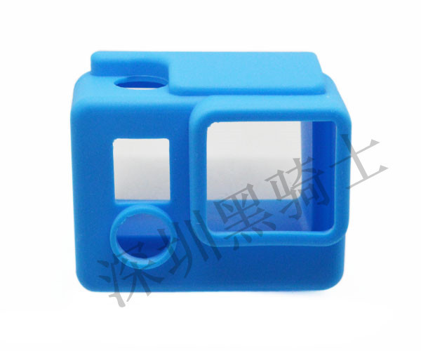 GP98 GoPro配件 Hero3+硅胶套 保护套 黑蓝绿