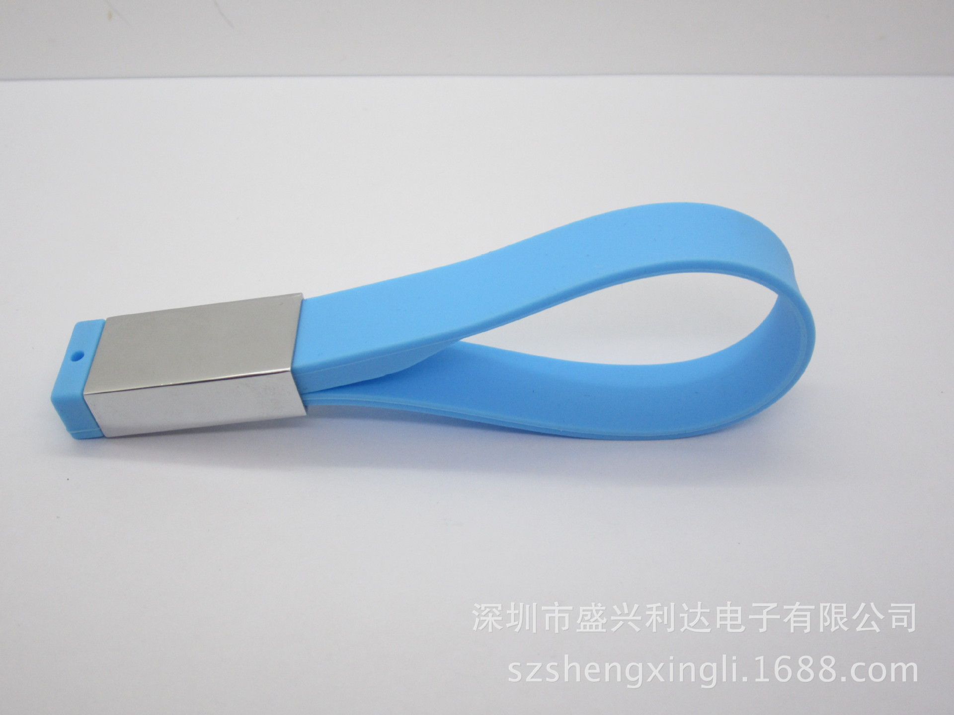 U盘-新款透明硅胶拉环优盘个性手腕带礼品优盘