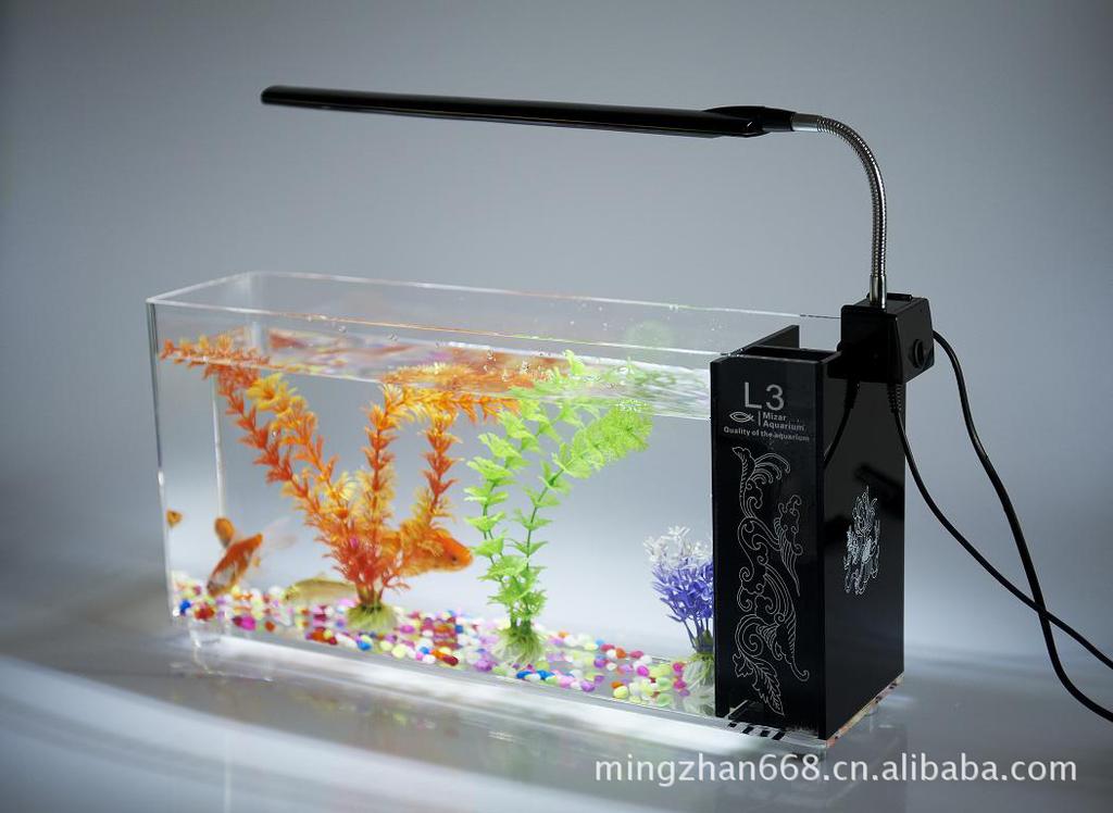 亚克力鱼缸/中山有机玻璃水族箱/l2型精致小鱼缸
