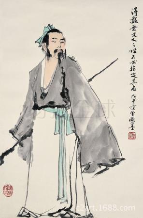 香港秋季拍卖会-中国书画专场-范曾(b.1938) 魏晋之风