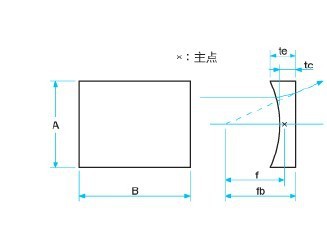 平凹柱面透镜-BK7 CLB-N2