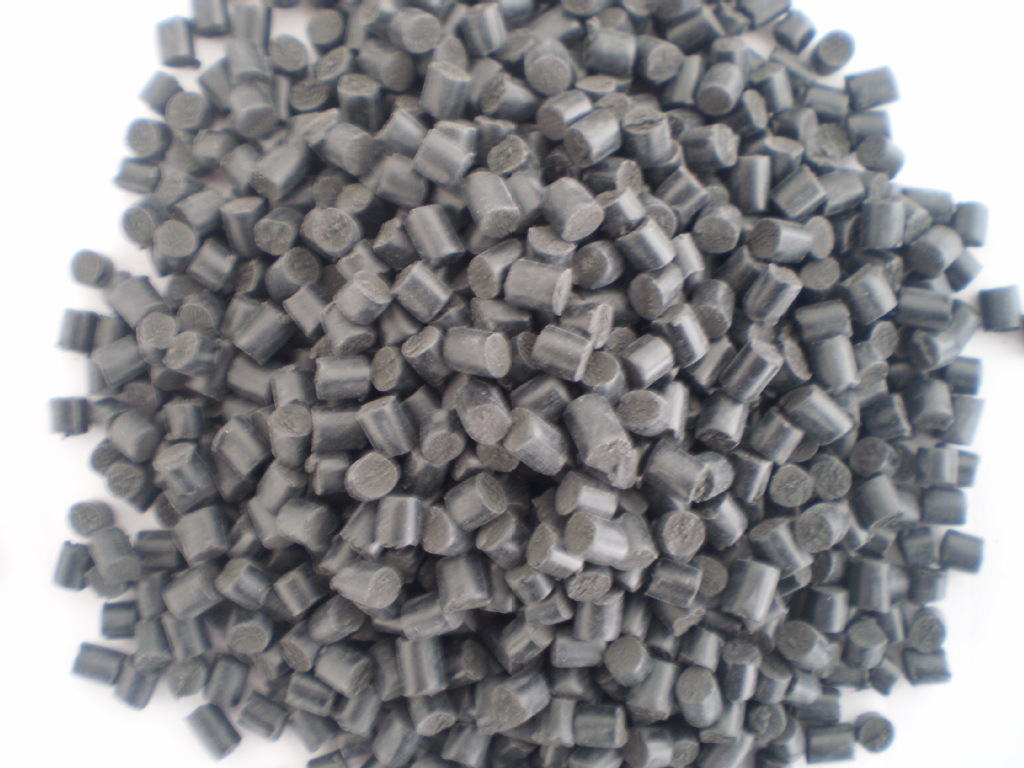 【供黑色挤出硬质PVC颗粒】