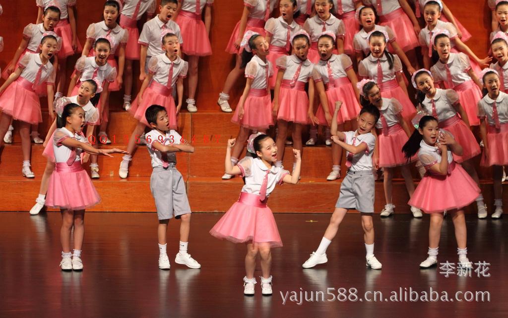 儿童<em>合唱</em>服装小学生<em>中学生合唱</em>服装少儿<em>合唱</em>团