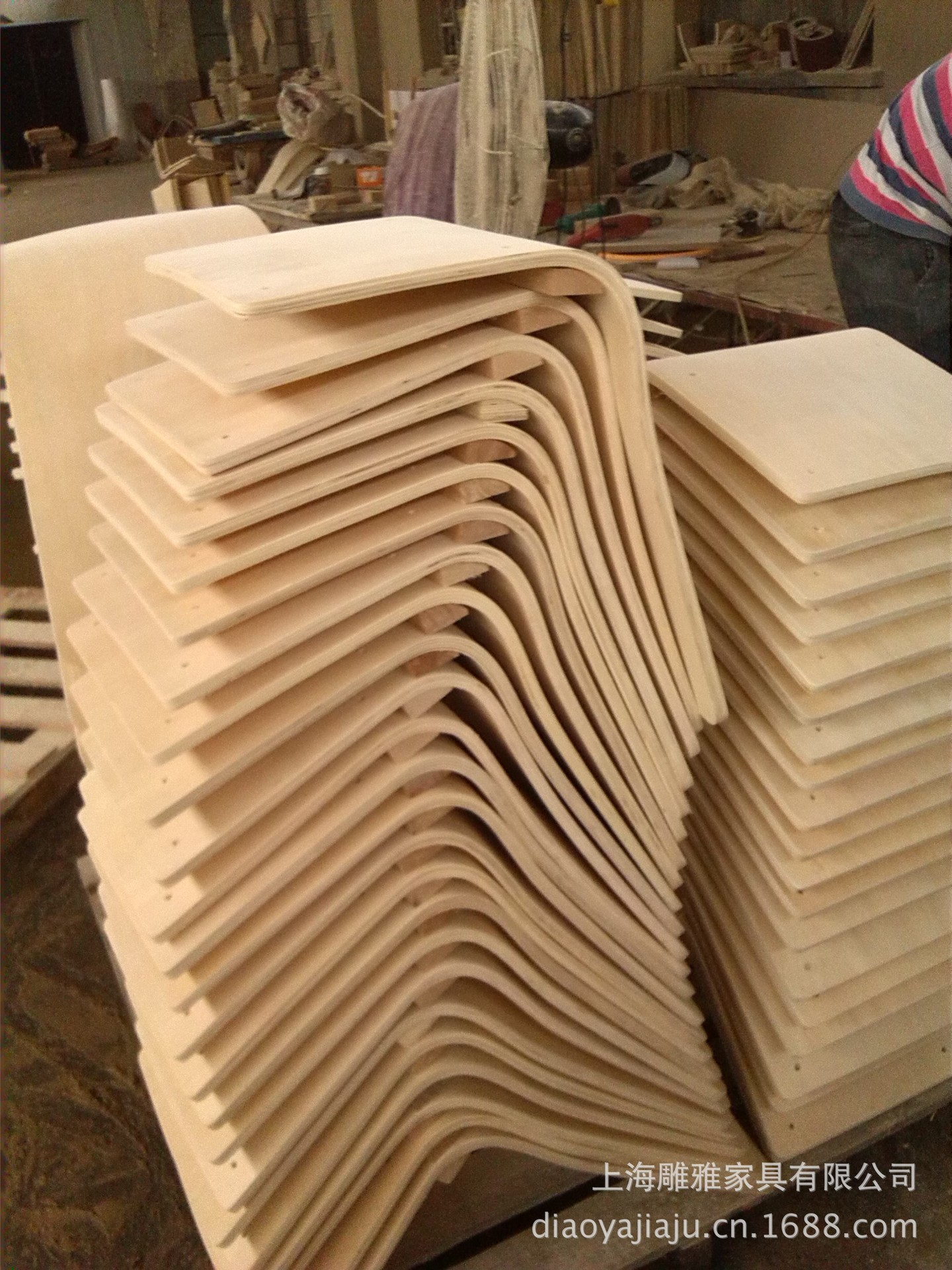 工厂低价处理库存三聚氰胺贴面曲木板,弯曲木配件