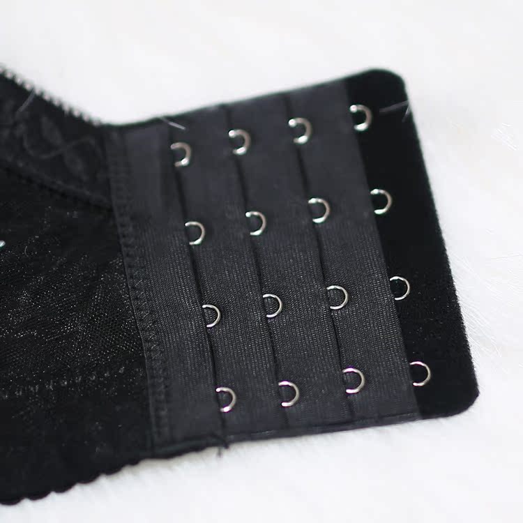 新款黑色性感诱惑内衣 淑女<em>塑型</em>美体<em>胸罩</em> 奢华