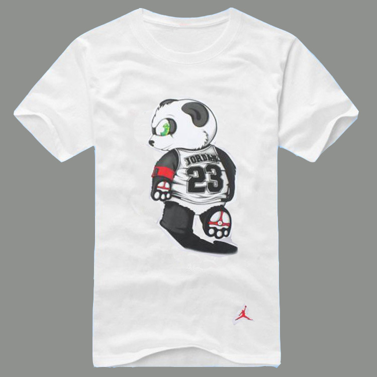 2013 超热卖款 纯棉 欧码 aj熊猫 短袖t恤 短袖衫 篮球 运动t恤