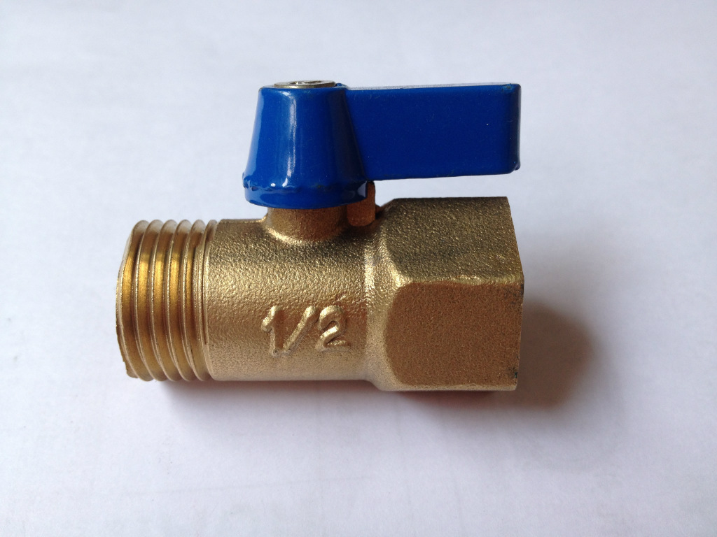 供应DN15 4分内外丝铜球阀 内外牙球阀 直阀图