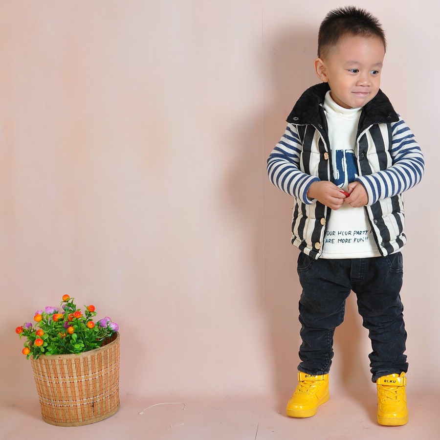 013韩版新款秋冬装儿童装<em>马夹</em> 男<em>童装马甲棉</em>坎