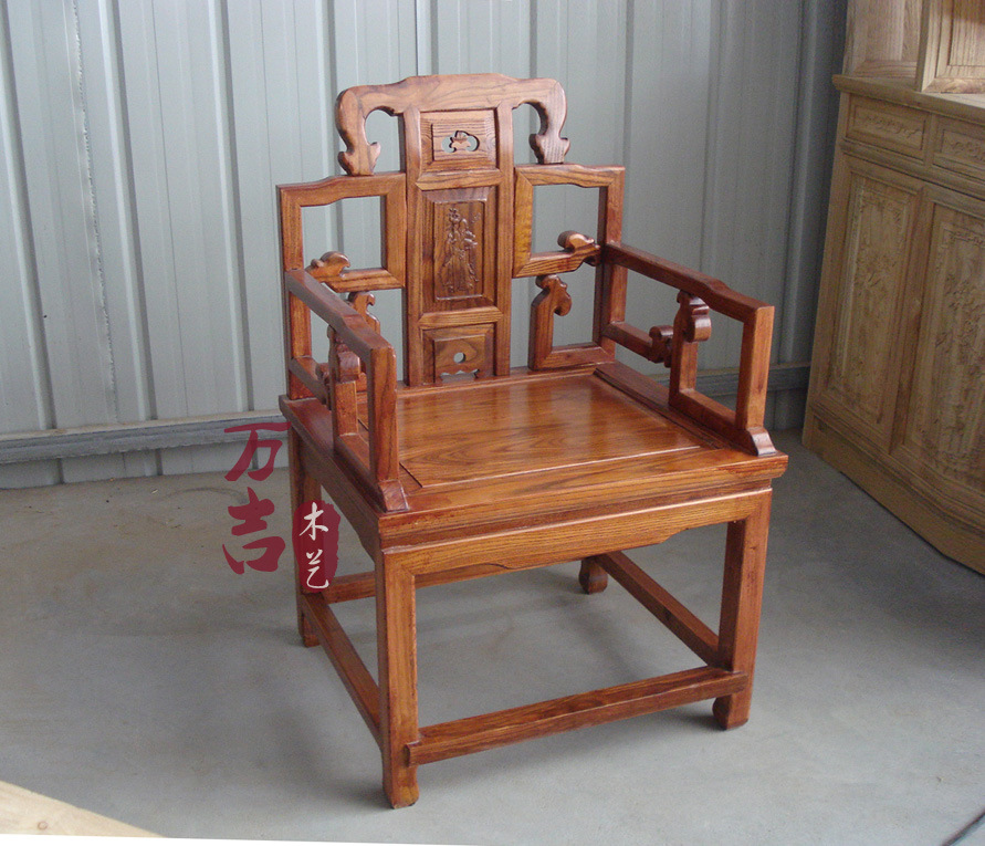 明清仿古家具 实木古典太师椅 会客椅 中堂客厅