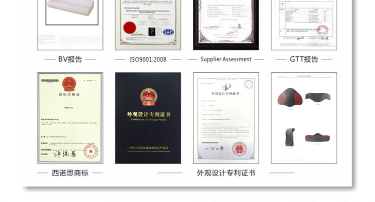 商標及外觀設計專利證書