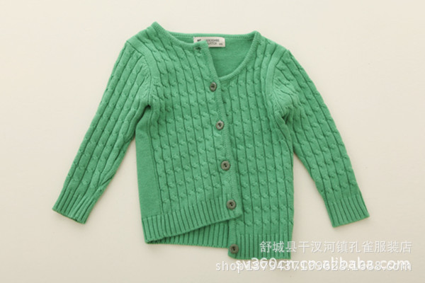 童<em>毛衣</em>-春秋款外贸原单 <em>宝宝麻花</em>辫针织<em>毛衣</em>开