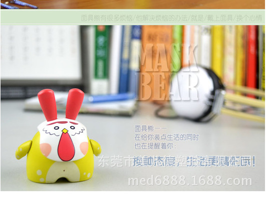 面具熊,非常12生肖,新版惨叫鸡,潮流玩具公仔来图/来样定制