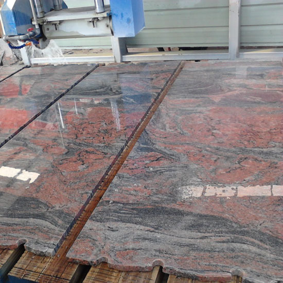 Multicolor Red granite stone