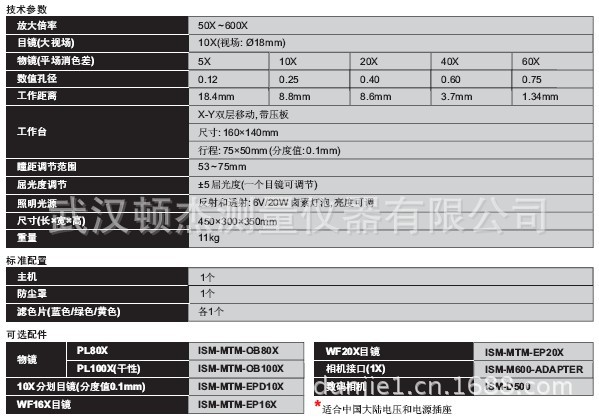 金相顯微鏡ISM-M600-Y 1