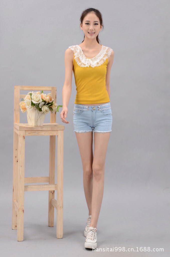 【夏季韩版新款女装牛仔裤子<em>紧身</em>显瘦<em>超短</em>牛仔