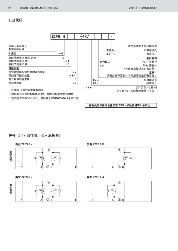 力士乐双单向节流阀-2